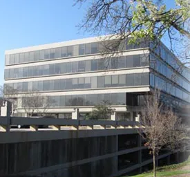 Outdoor view of the current TRS building.