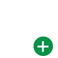 White apple icon with a small green plus sign.